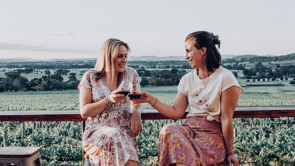 Friends, fine wine, and fantastic views await you at Moothi Estate. Image credit: @moothiestate on Instagram