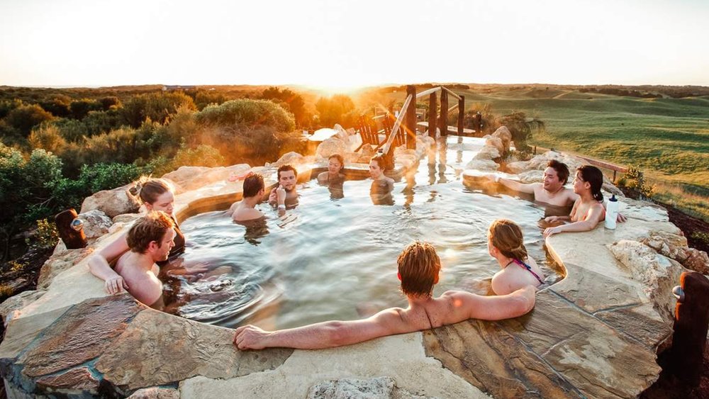 Feel all your muscle aches melt away at the Mornington Peninsula hot springs