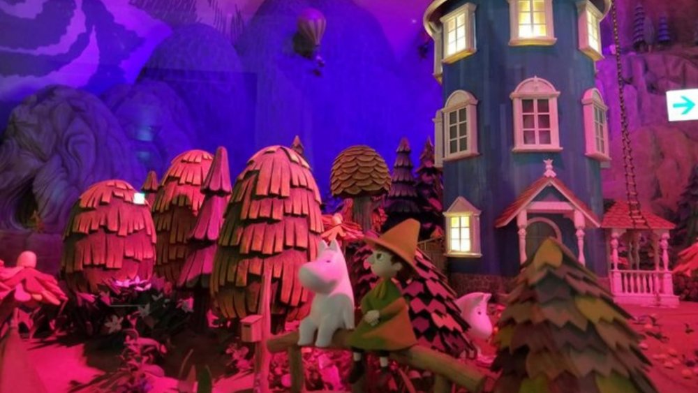 The exhibit lets you feel like you’ve stepped into the world of Moomin!