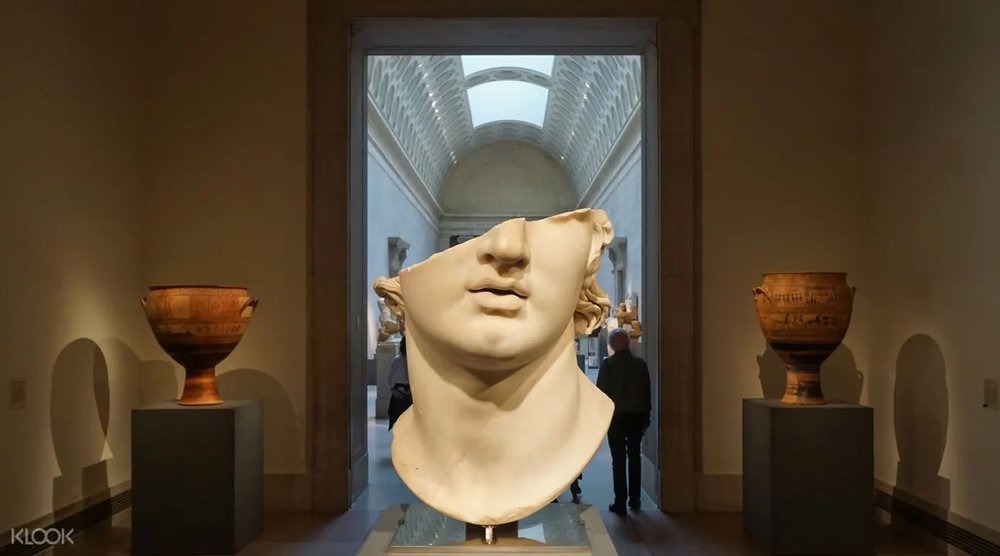 This colossal head of a young man dates back to 2 BCE!