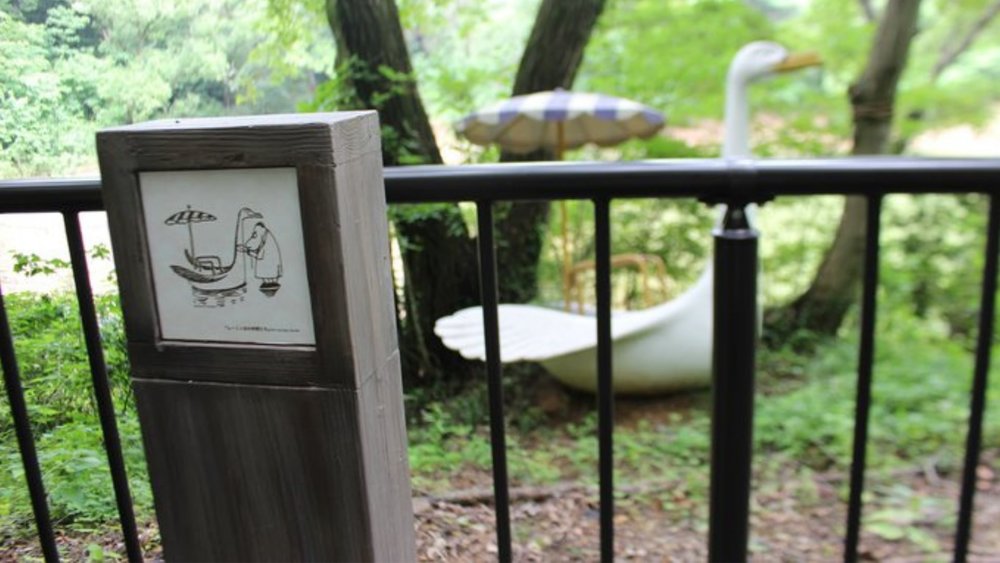 There is also wildlife to see in Moominvalley Park like these cute swans