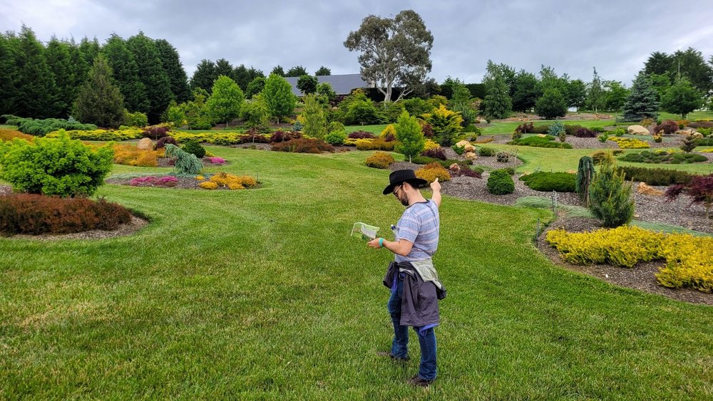 There's over 65 hectares of garden to cover! Mayfield Gardens