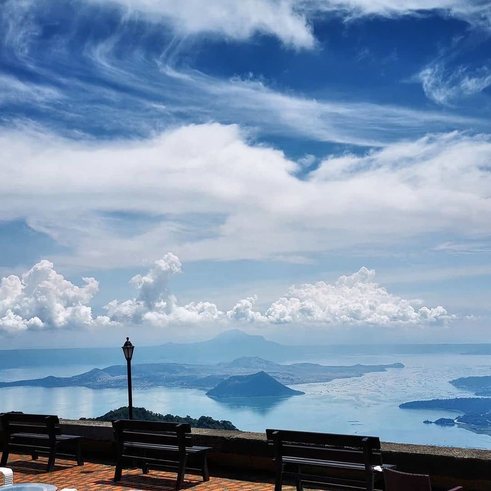 taal vista volcano view