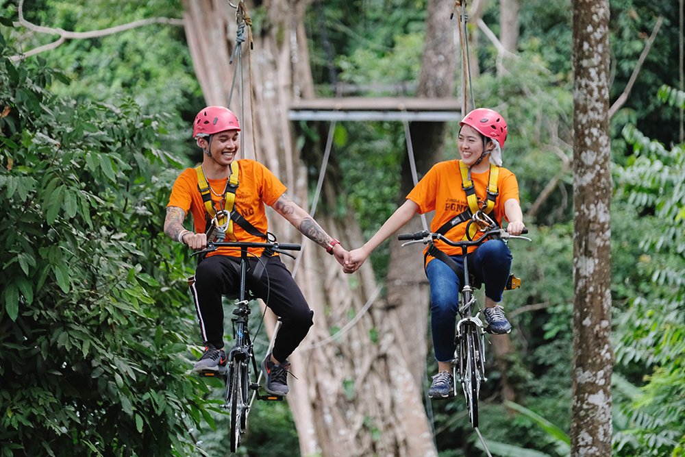 pong yang adventure park bikes