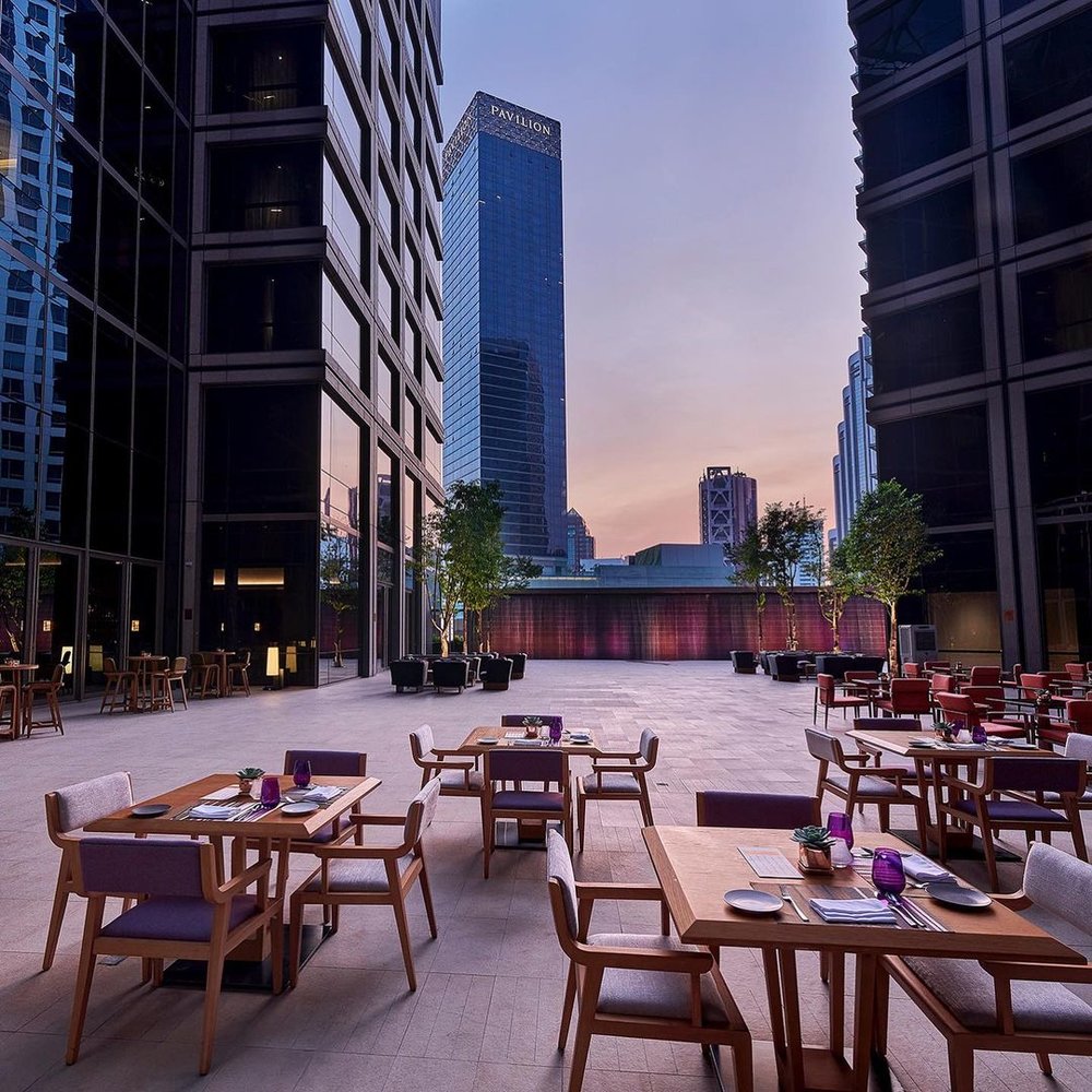 pavilion hotel the courtyard buffet dinner 