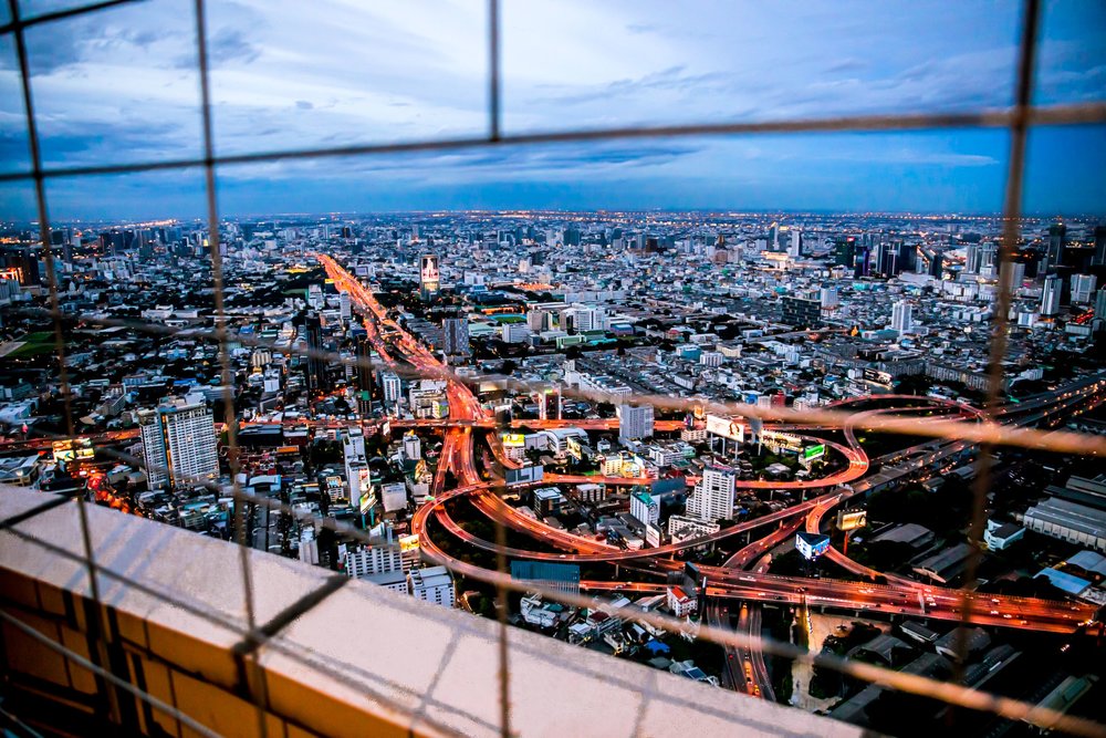 view from baiyoke sky hotel 