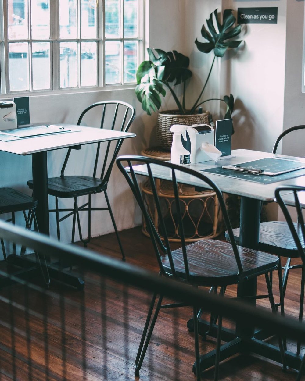 cafe chairs and tables