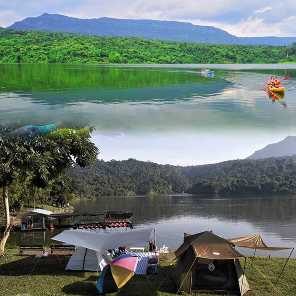 ลานกางเต้นท์ อ่างเก็บน้ำวังบอน นครนายก