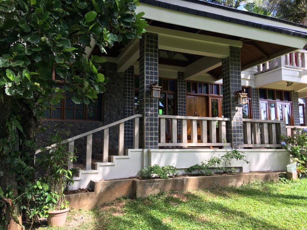 house entrance and walkway