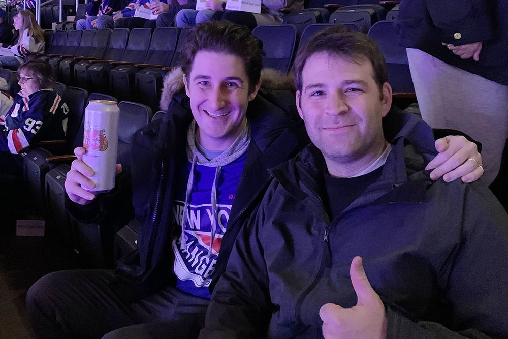 New York Hockey Game with Friend
