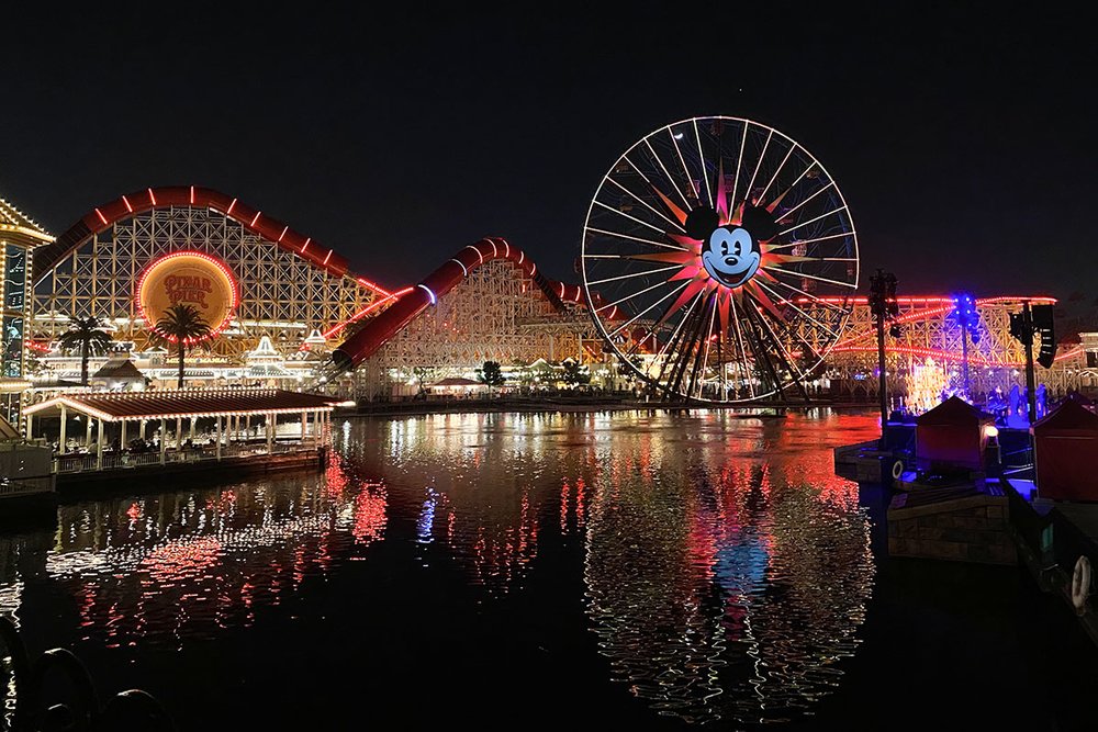 Disneyland California Night
