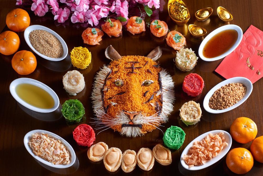 Latest Recipe at Le Meridien KL yee sang set CNY 2022 