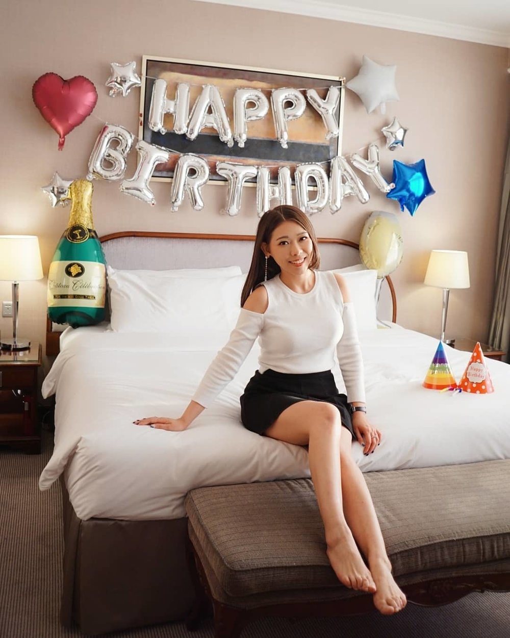 如有需要可另費請酒店安排慶祝佈置。(Instagram @heilyma)