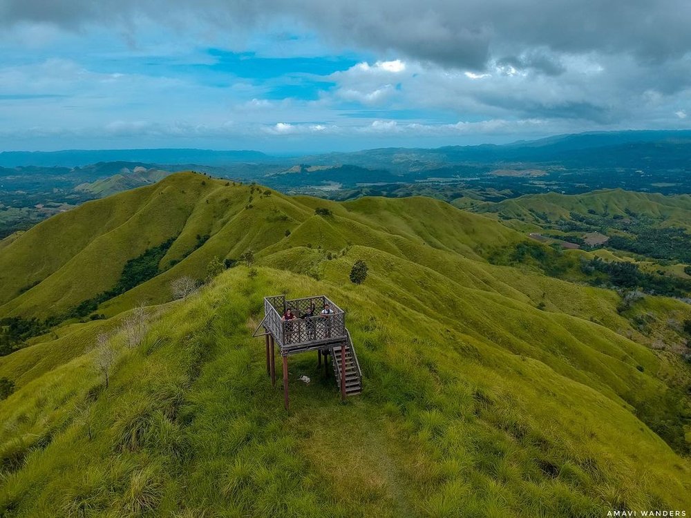 people on top of mountain