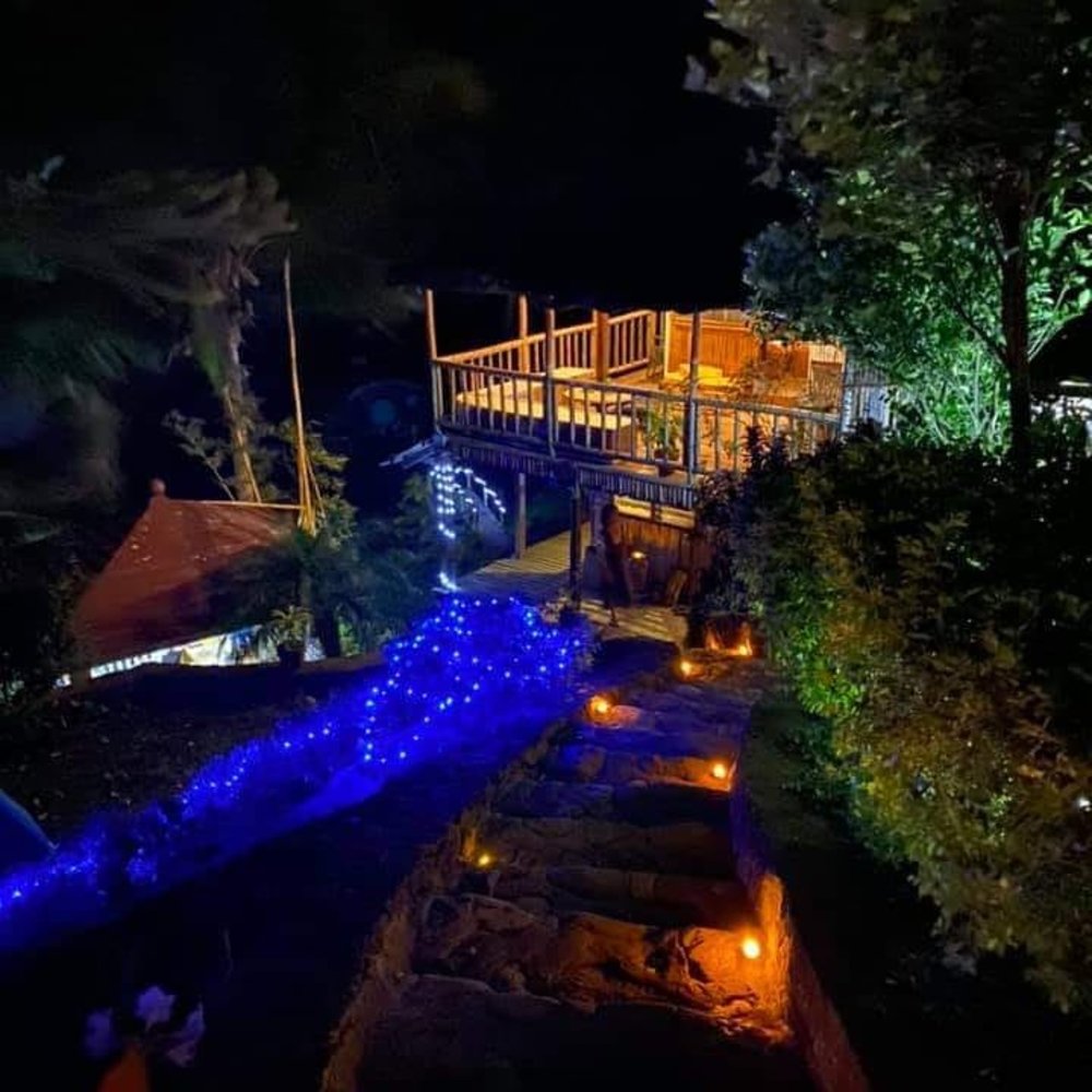 stone pathway leading to house
