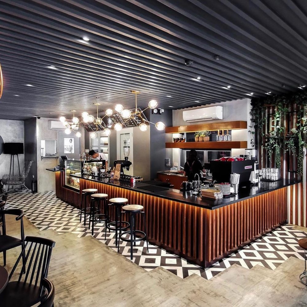 industrial design coffee shop