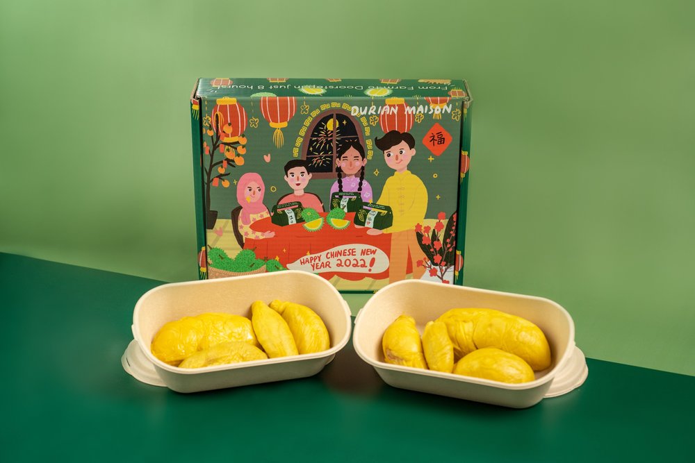 Durian Maison chinese new year 2022 gift set delivery kl