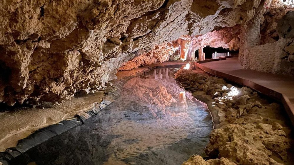 Explore Crystal Cave, the only accessible cave in Perth. Image credit: @kirsty.andrys on Instagram