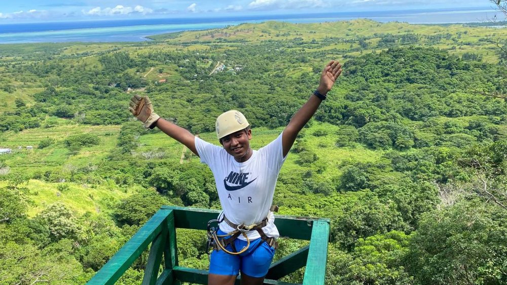 Ziplining offers a unique vantage point of Fiji’s natural wonders!