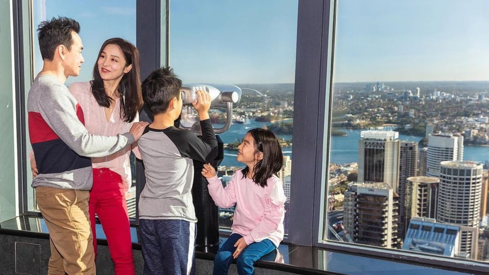 You can see as far as the Blue Mountains on the viewing deck of Sydney Tower Eye. "Image credits @sydneytowereye on Instagram"