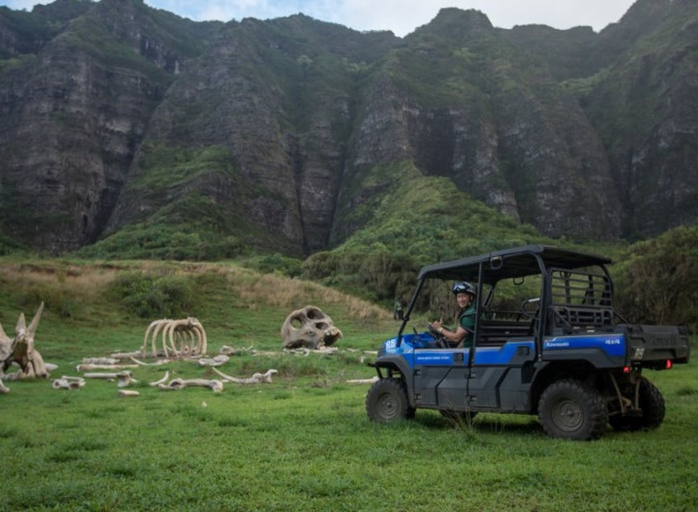 Tourist on an ATV Raptor