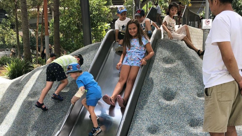This is the ultimate playground in Sydney, with all its exciting slides, sandpits, climbing ropes, and other fun attractions! "Image credits @littlefootprintsadventures on Instagram"