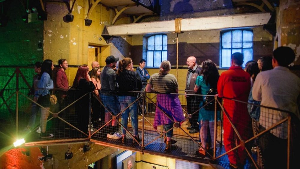 Listen to eerie stories of the past Old Melbourne Gaol. "Credits: @oldmelbgaol"