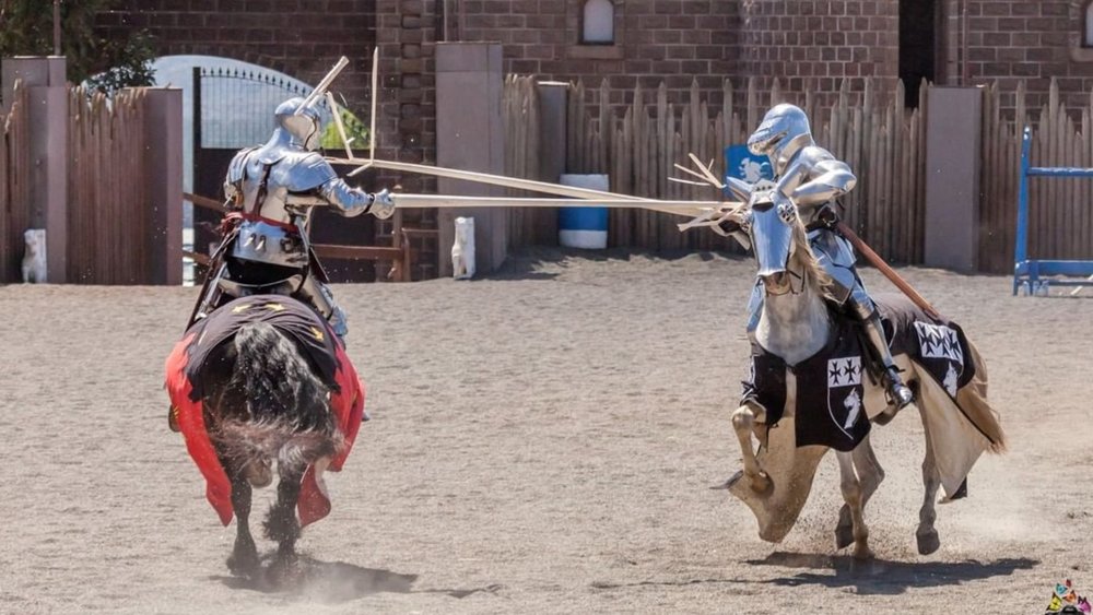 Watch the Royal Joust at Kryal Castle’s Main Arena. Credits: @kryalcastle