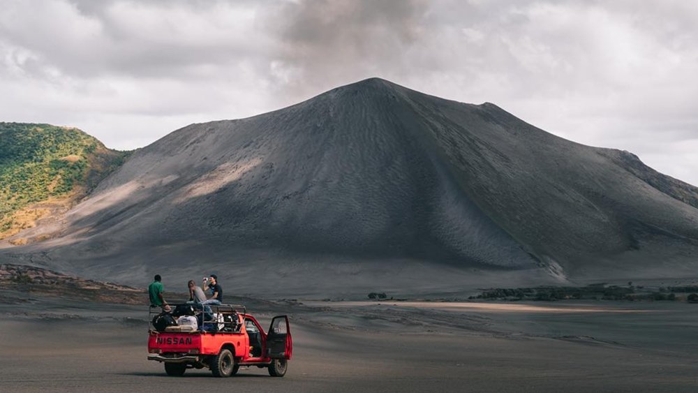 Take advantage of your time on the island and visit Mount Yasur, one of the most accessible active volcanoes in the world. "Credit: @nick.bellotti"