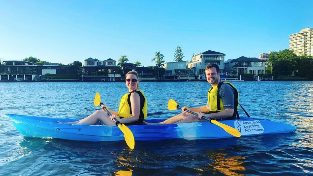 At least you’ll have your partner to take over if you get tired! "Image credits to @australiankayakingadventures on Instagram"