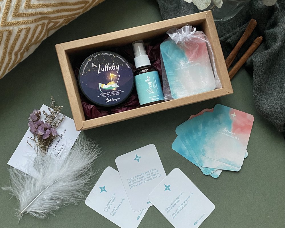 Zephyrie self care gift set valentine's day 2022 delivery kl
