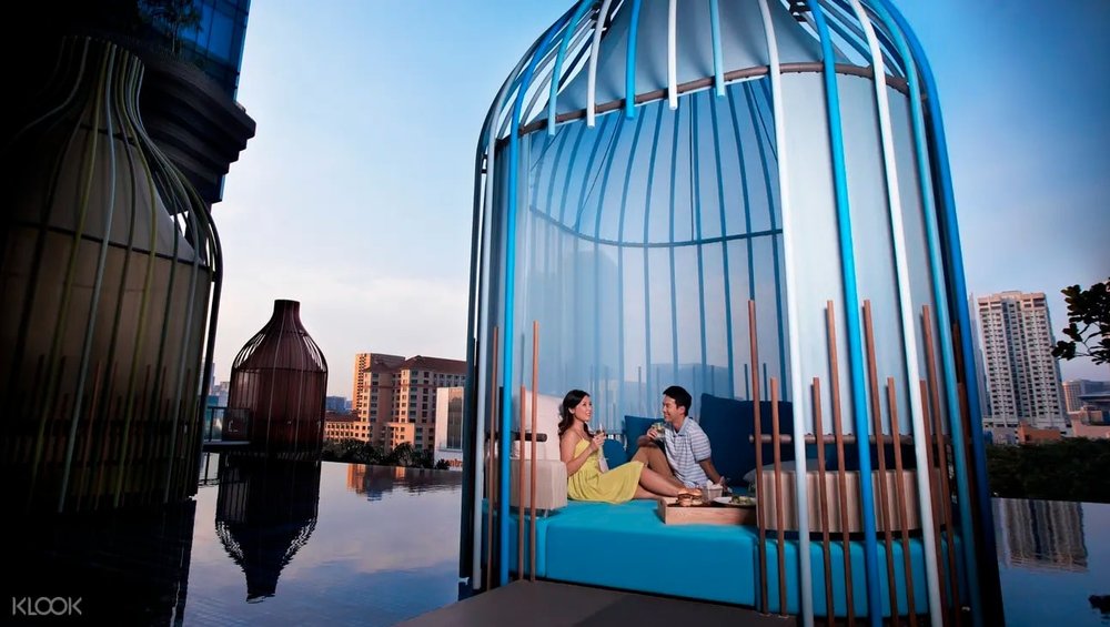 ParkRoyal Pickering rooftop garden birdcage