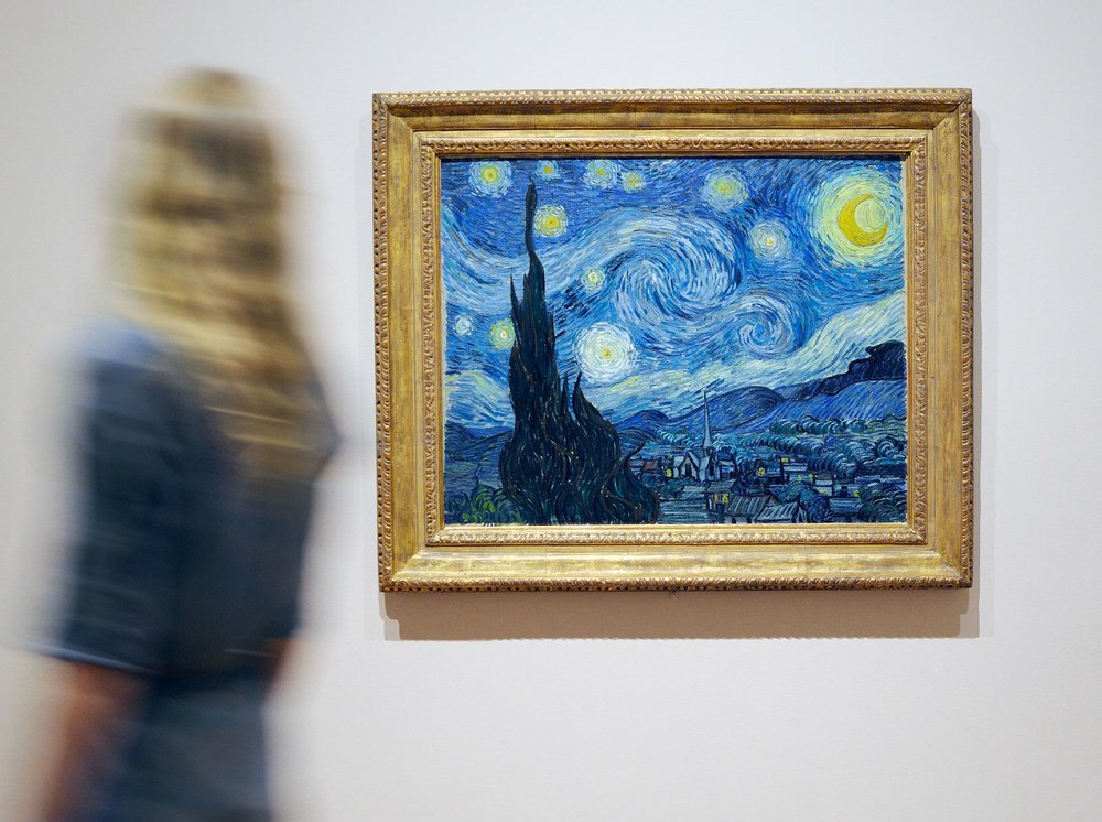 van gogh starry night museum of modern art new york usa