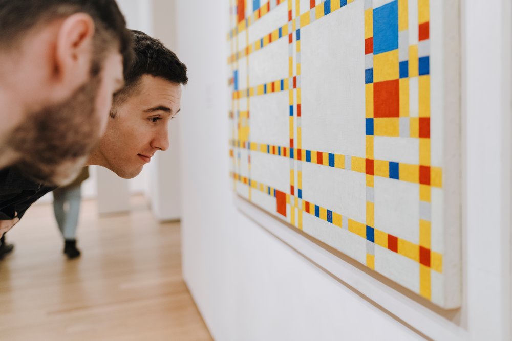 piet mondrian broadway boogie boogie in museum of modern art new york city