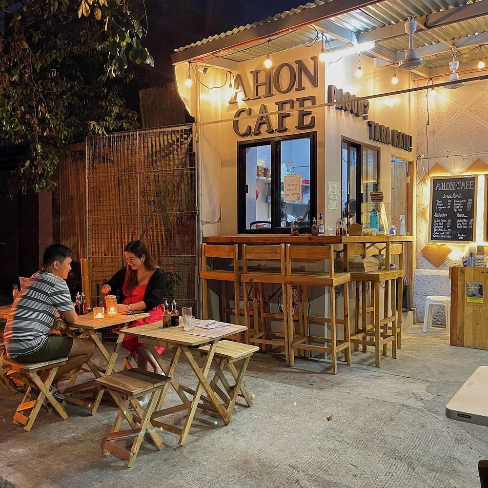 alfresco cafe in garage