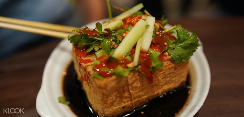 chinese food dish with spices and herbs