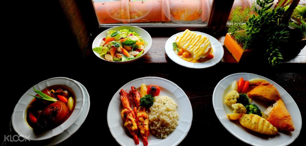 different chinese dishes on table