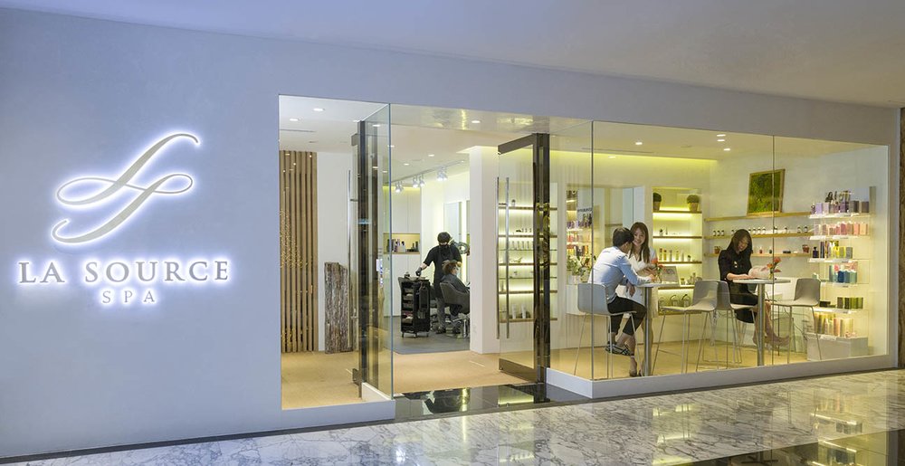 la source spa entrance in orchard road