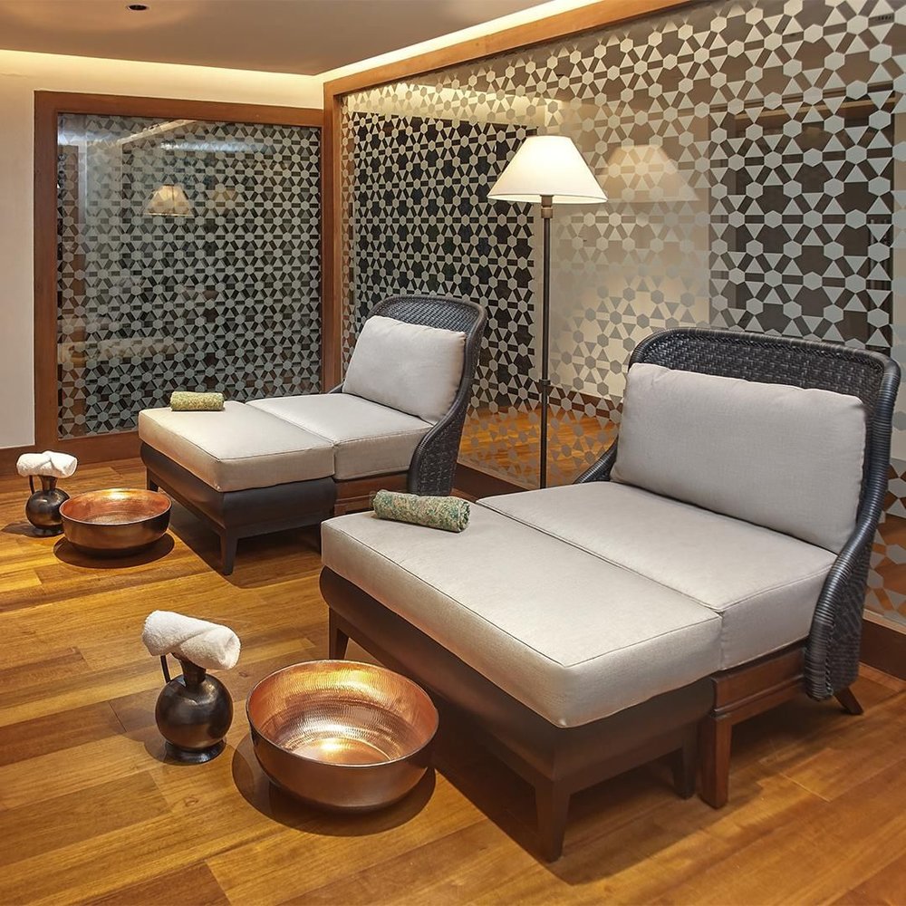 two message chairs in spa