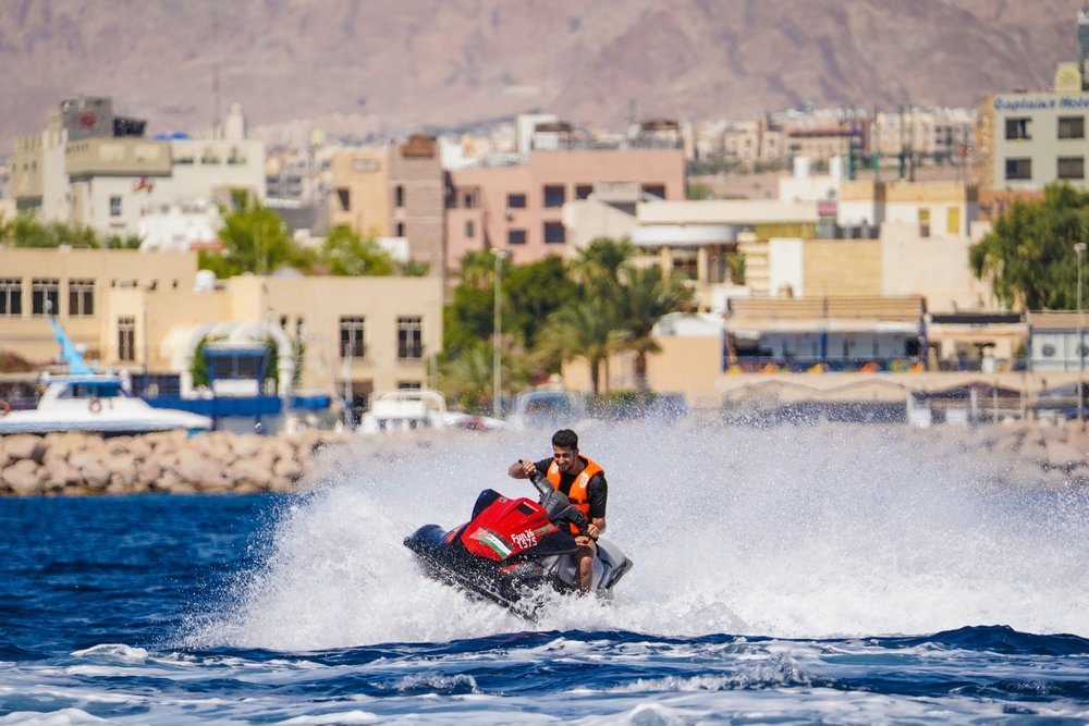 Man on a jet ski