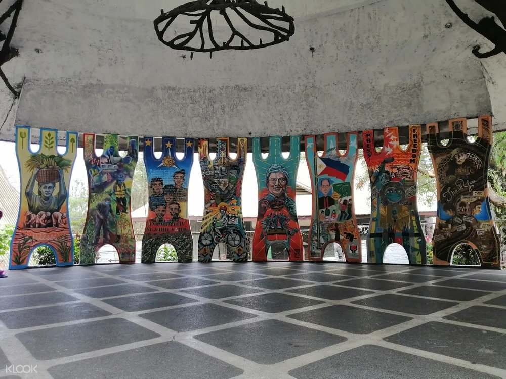 outdoor colorful mural