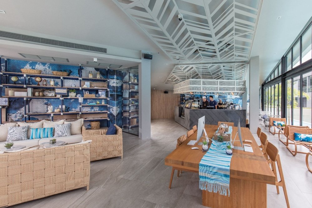 la vela khao lak cotton cafe interior