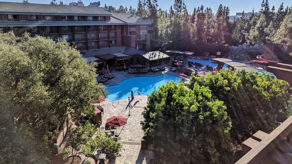 Wake up to this view from your Disney hotel! Credits: @enteronthe45