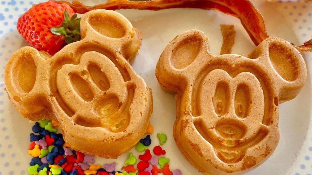 These Mickey Mouse pancakes are a staple at the Grand Floridian Cafe. Image credits @thedistasticlife on Instagram