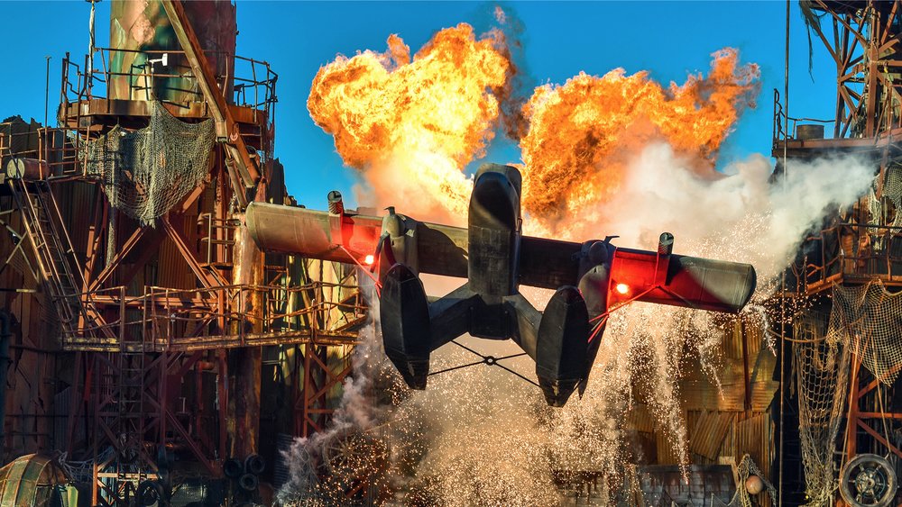 This live show is fire—literally! Image credits to John Ruddock