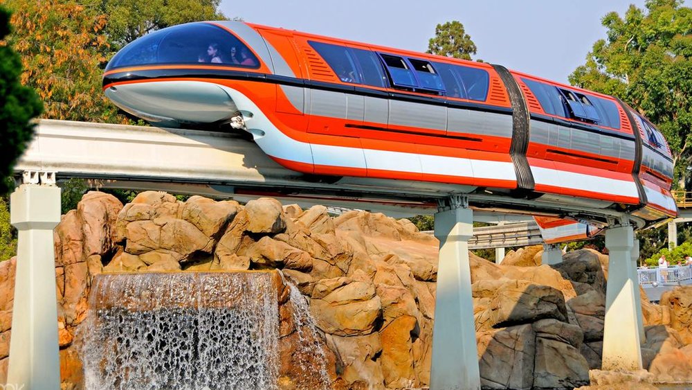 Explore Tomorrowland in minutes aboard the Monorail