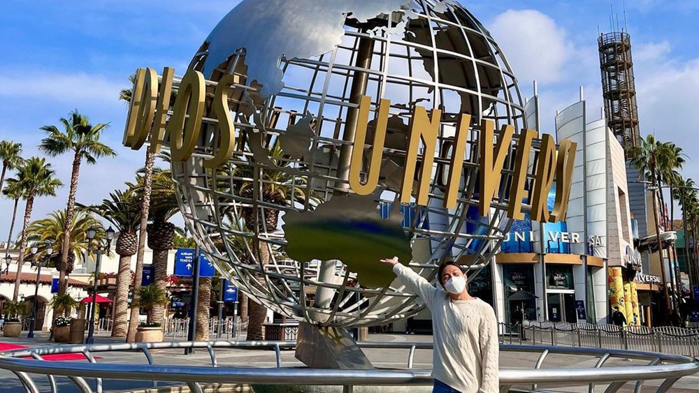 Pose for photos in front of the iconic Universal Studios globe, which was originally located in Florida. Credit: 3bp_oint
