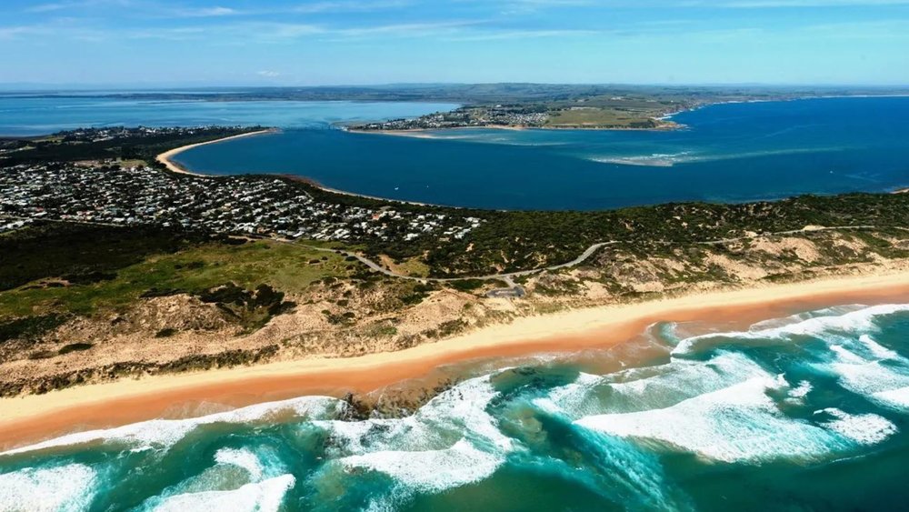 Catch this view as you soar above Phillip Island! 