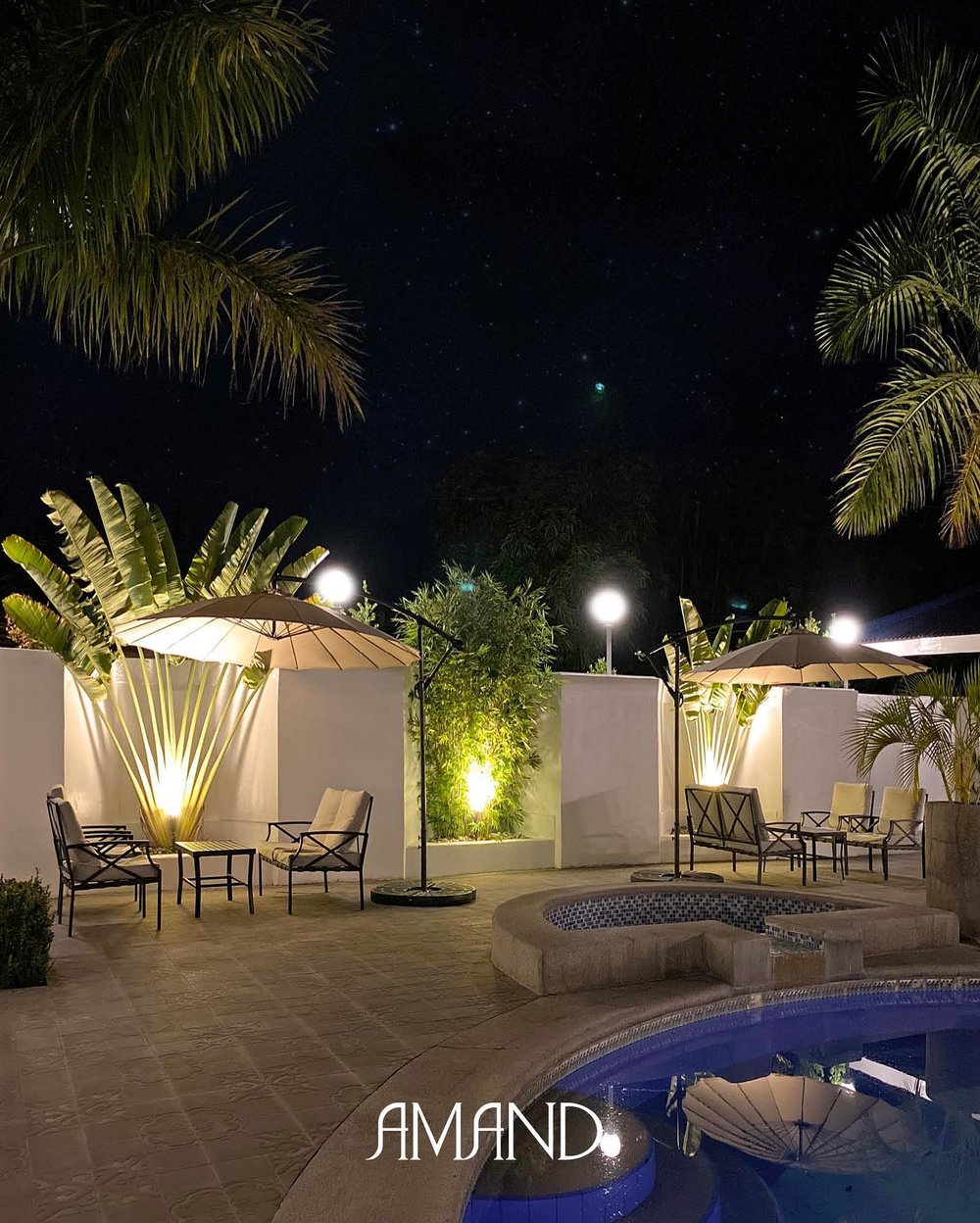 dimly lit restaurant with window