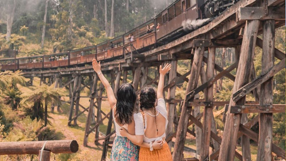 See the Puffing Billy, Australia's oldest steam railway, at Belgrave. Credit: @lovecherriiee
